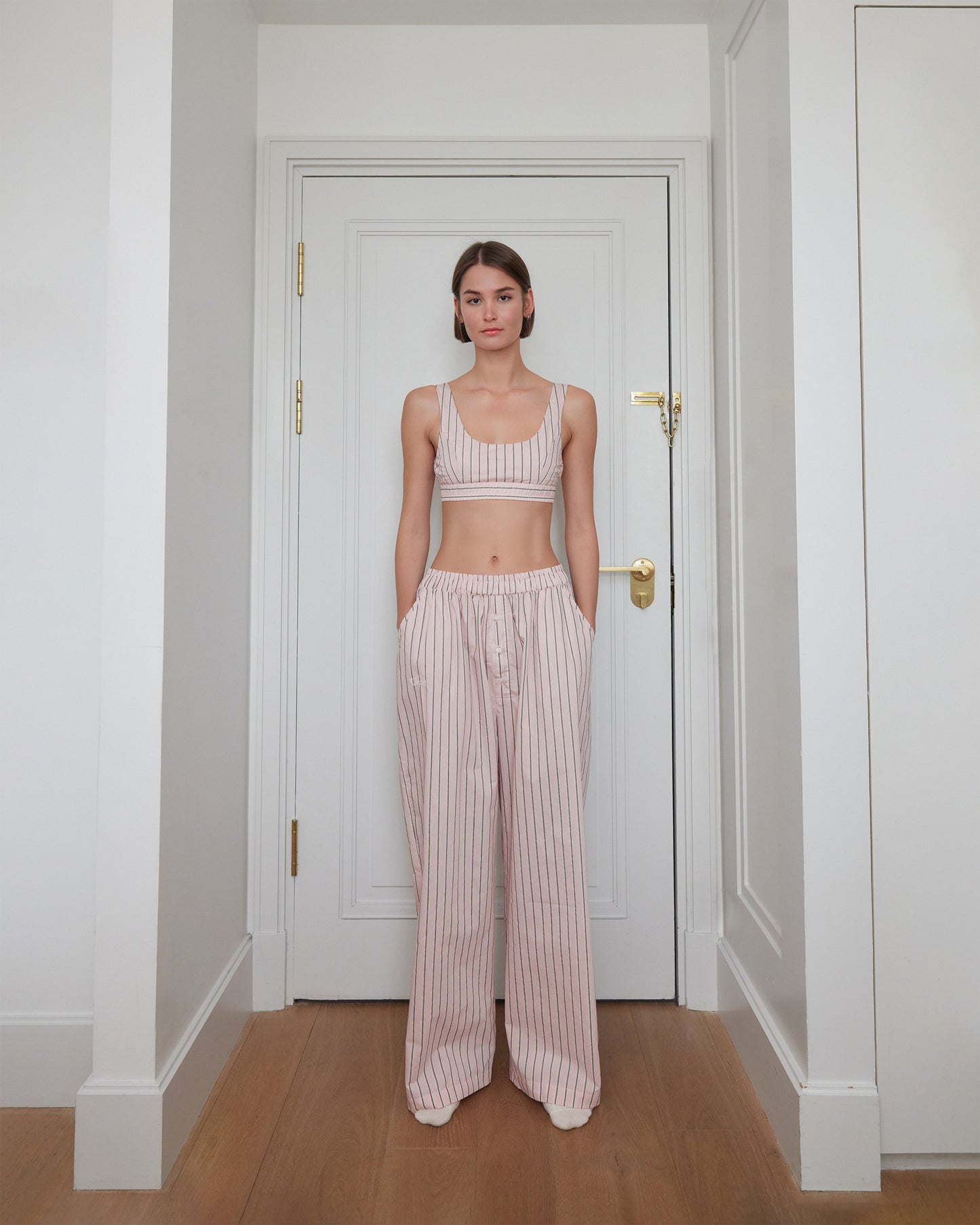 BRA (PINK STRIPE)