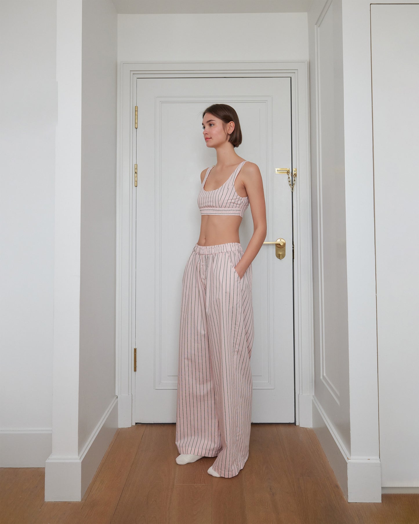 BRA (PINK STRIPE)