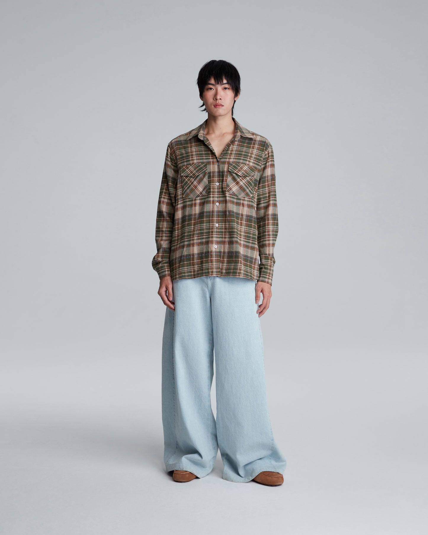 TARTAN SHIRT GREEN