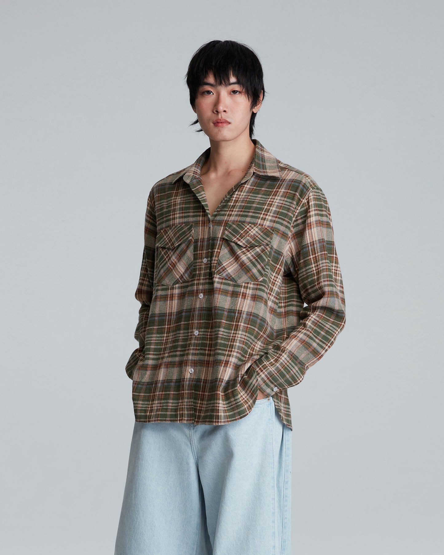 TARTAN SHIRT GREEN