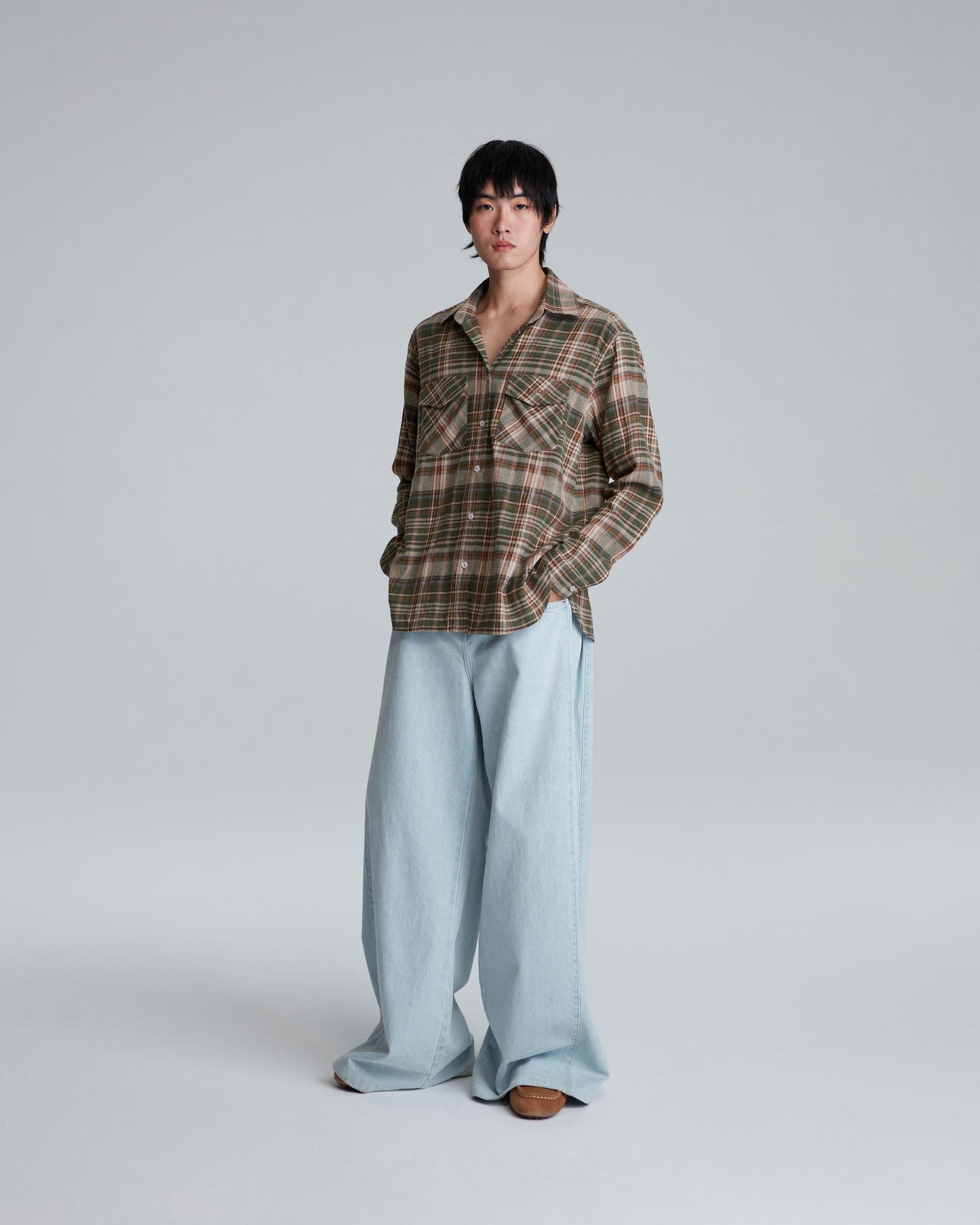TARTAN SHIRT GREEN