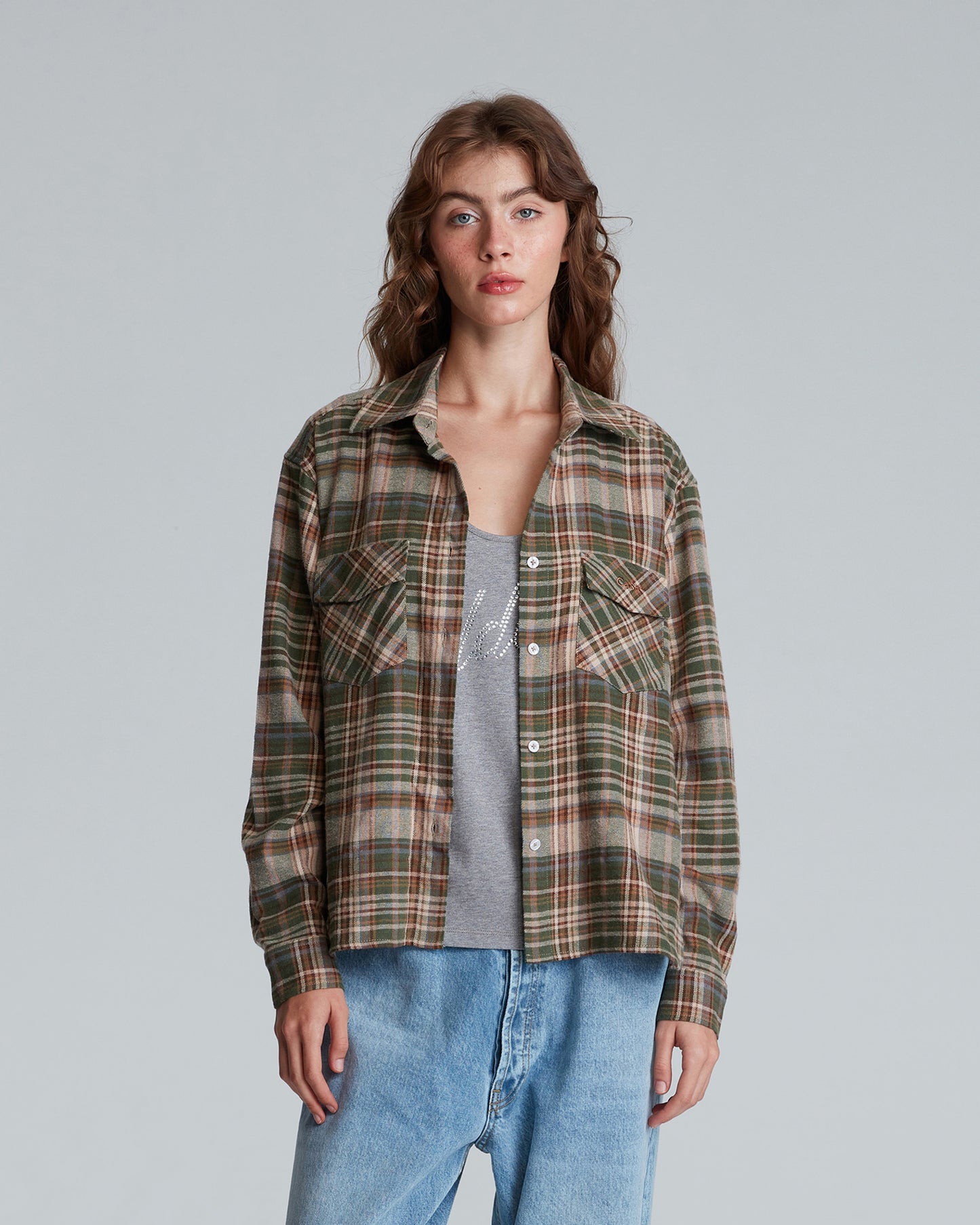 TARTAN SHIRT GREEN