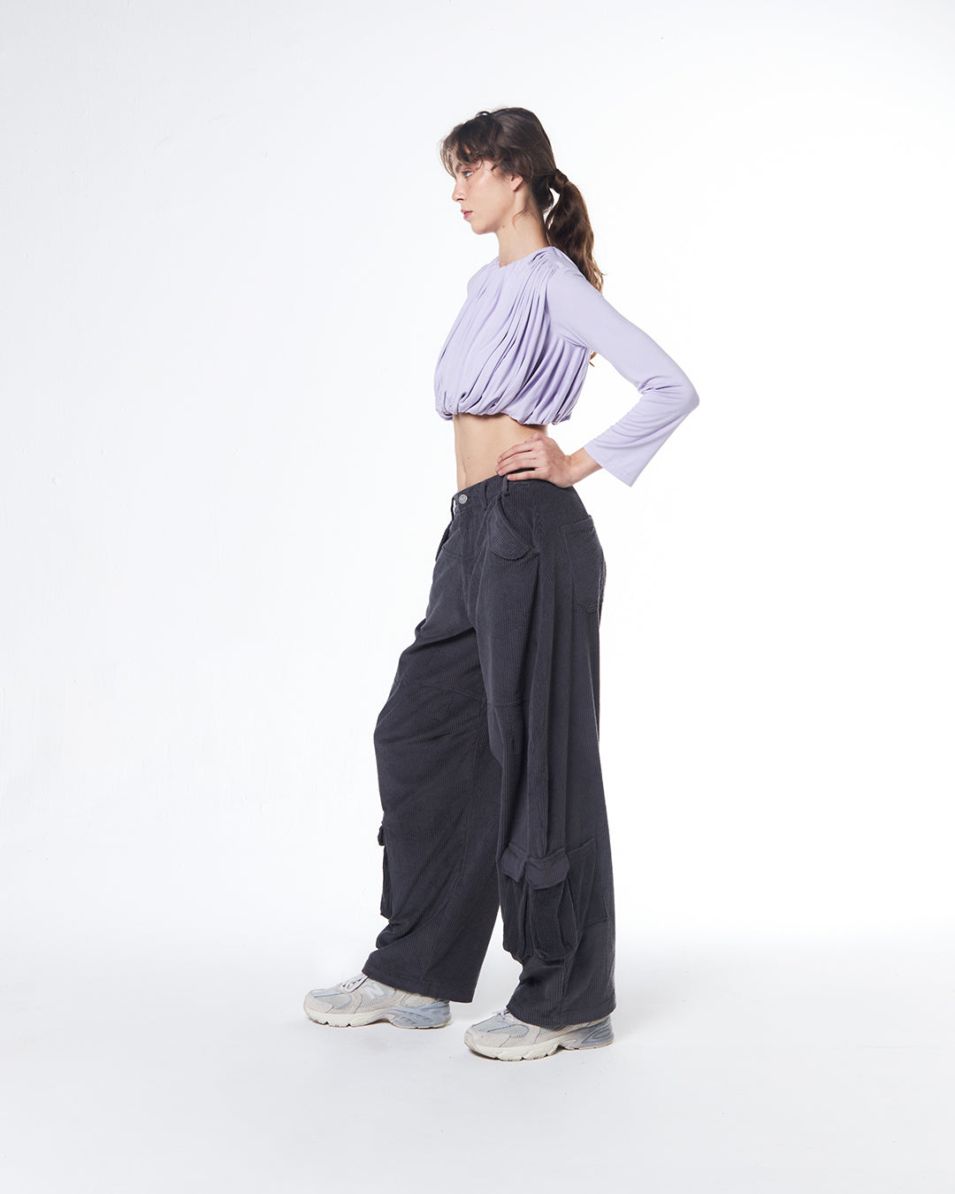 PUFFED TOP (LILAC)