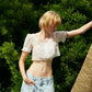 PUFFED SLEEVE TOP