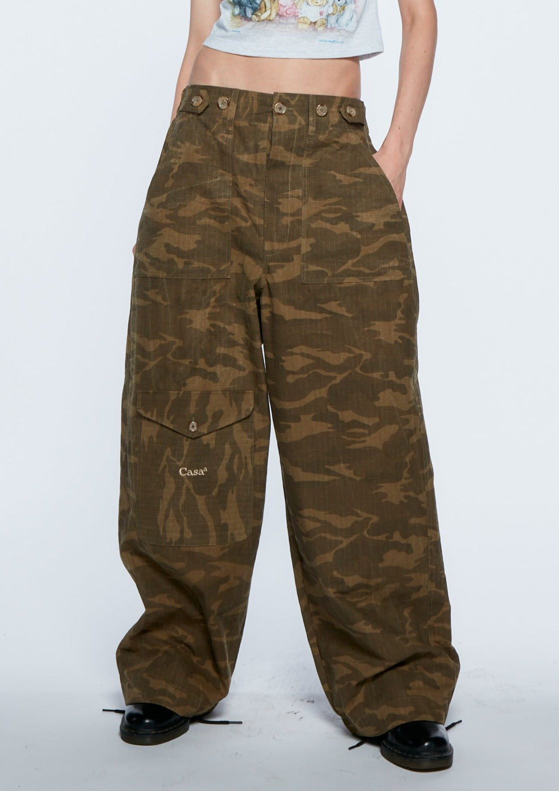 CAMO CARGO PANTS