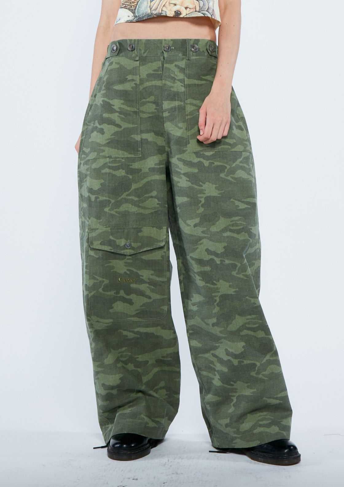CAMO CARGO PANTS