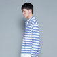 POLO STRIPE BLUE TOP (MEN)