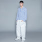 POLO STRIPE BLUE TOP (MEN)