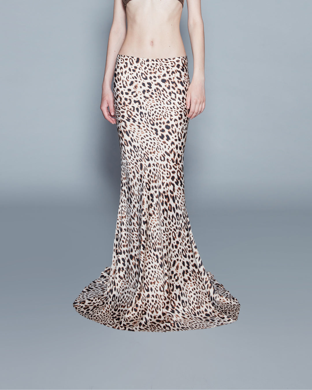 LEOPARD MAXI SKIRT