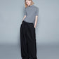 TURTLE NECK TOP (GREY)