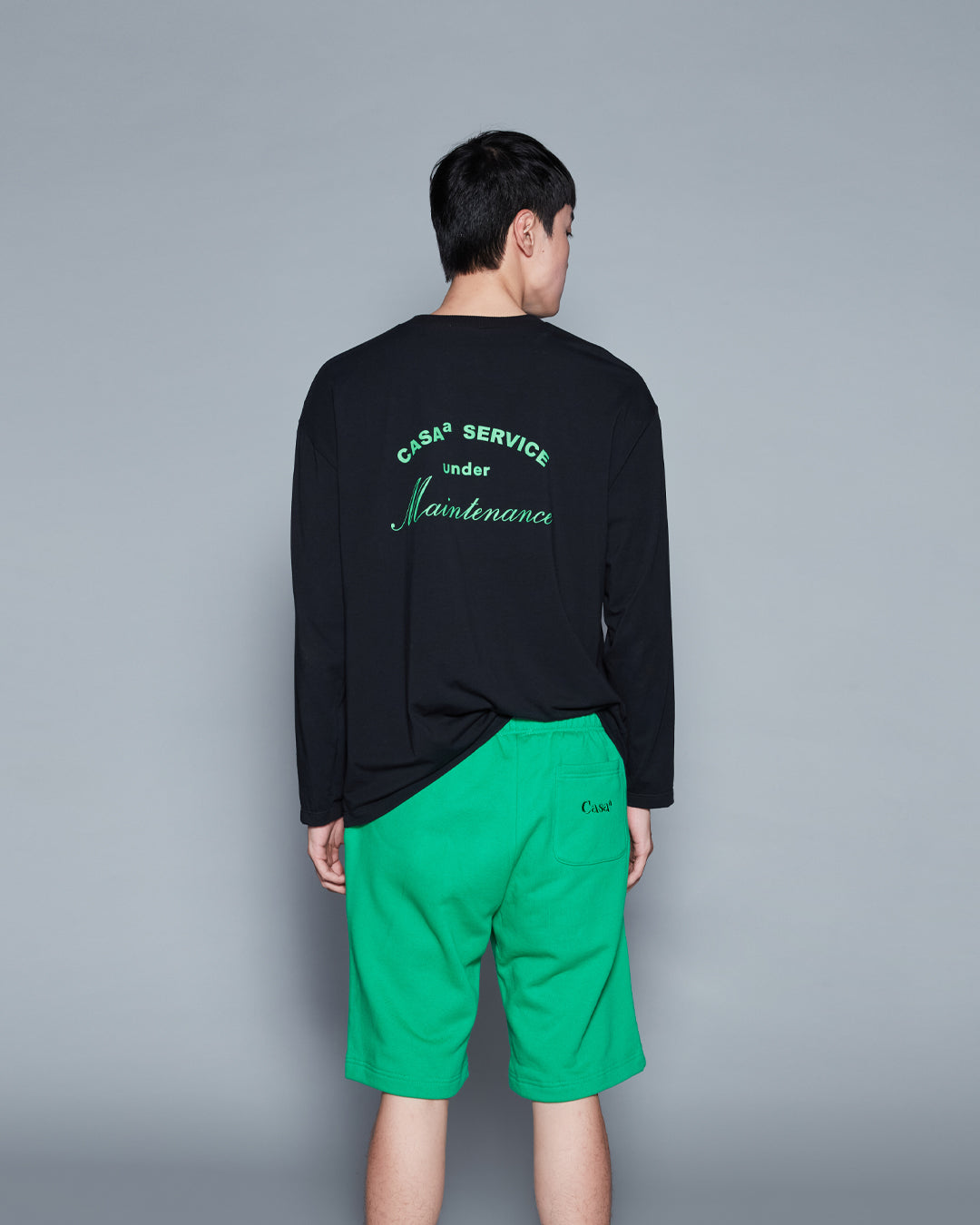 CASAa SERVICE LONG SLEEVES TOP (BLACK)