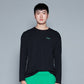 CASAa SERVICE LONG SLEEVES TOP (BLACK)