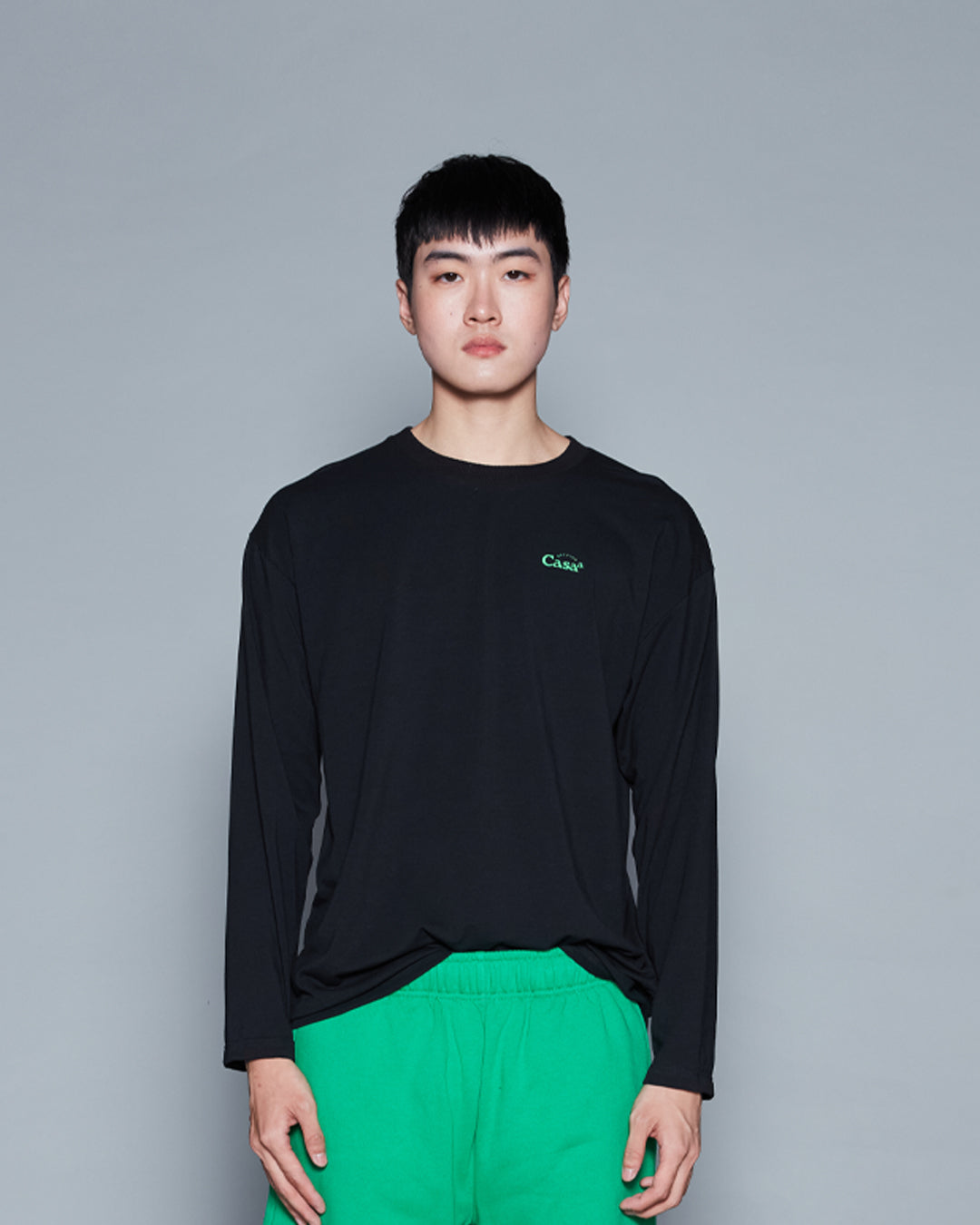 CASAa SERVICE LONG SLEEVES TOP (BLACK)