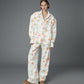 FLEECE SHIRT (FLORAL WHITE)