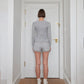 RIBBED SHORTS (GREY)