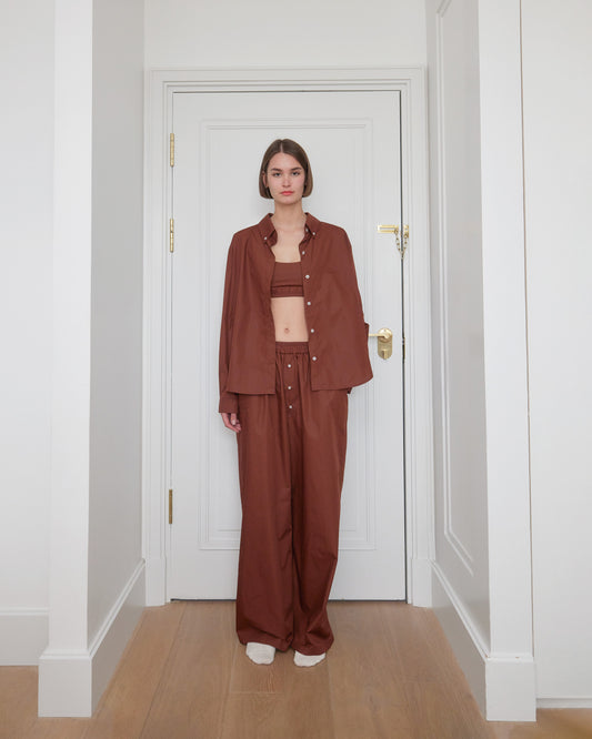 PJ SHIRT (MOCHA)