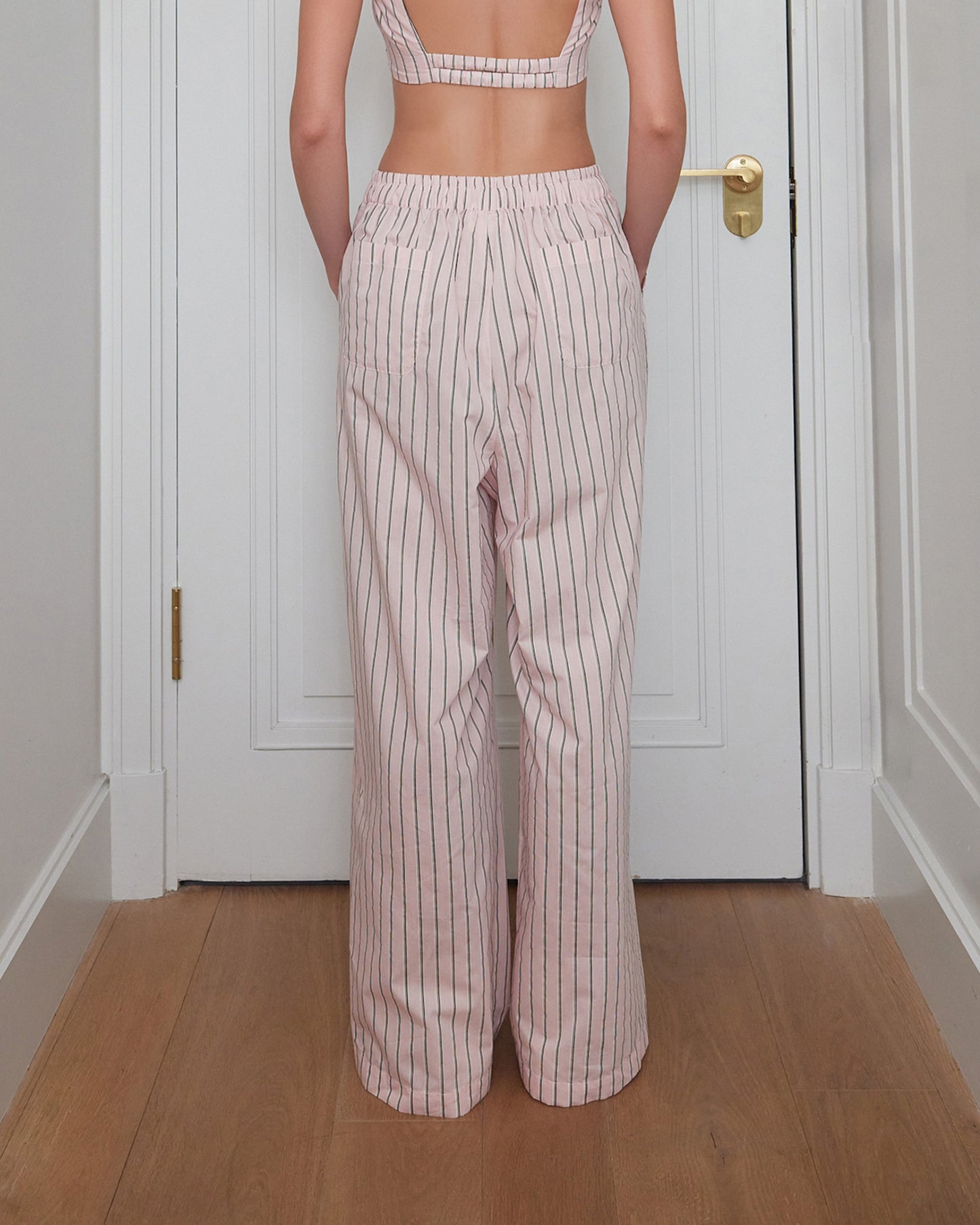PJ PANTS (PINK STRIPE)