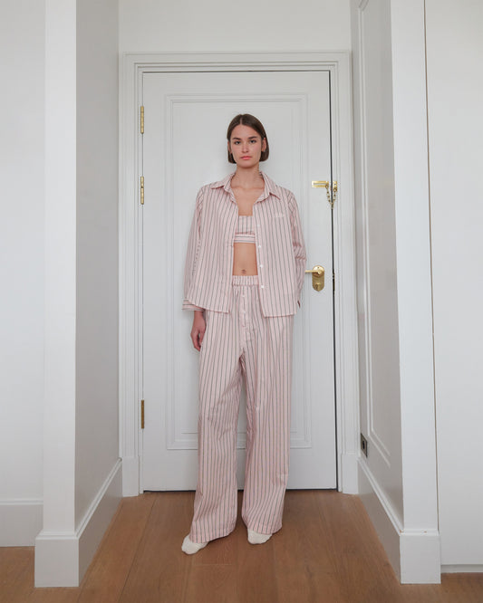 PJ PANTS (PINK STRIPE)