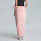 FAUX FUR MAXI SKIRT (PINK)