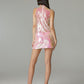 GLITTERING MINI SKIRT