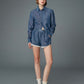 CHAMBRAY SHORTS