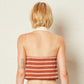 POLO HALTER TOP (BROWN)