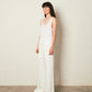 FLARED TRACK PANTS (WHITE)
