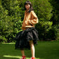 TUTU MIDI SKIRT (BLACK)