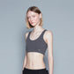 RIBBED BRA TOP (GREY)