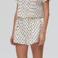 OFF WHITE POLKA DOT SHORTS
