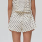 OFF WHITE POLKA DOT SHORTS