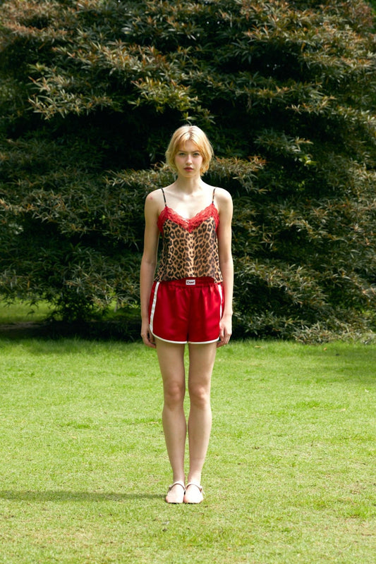 LEOPARD CAMISOLE (RED)