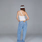 ONE SHOULDER TOP (RIBBED)