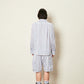 BURMUDA SHORTS STRIPE WHITE/BLUE