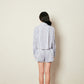 PJ CARGO SHORTS STRIPE WHITE/BLUE