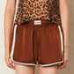BROWN BOXING SHORTS