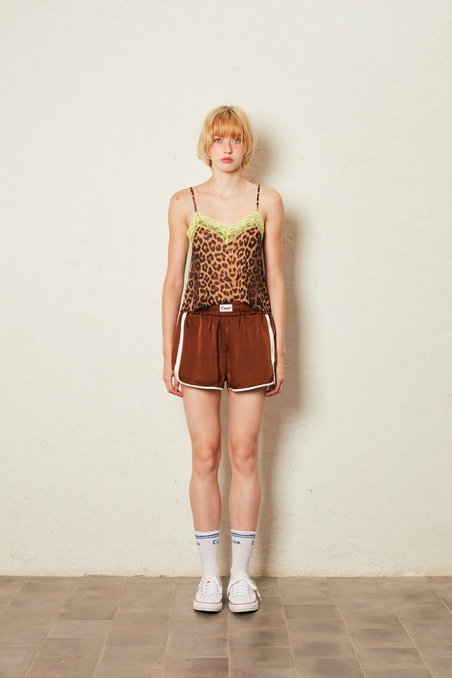 BROWN BOXING SHORTS