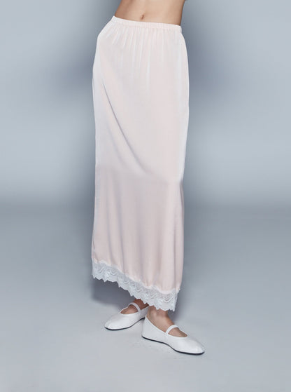 MAXI SATIN SKIRT