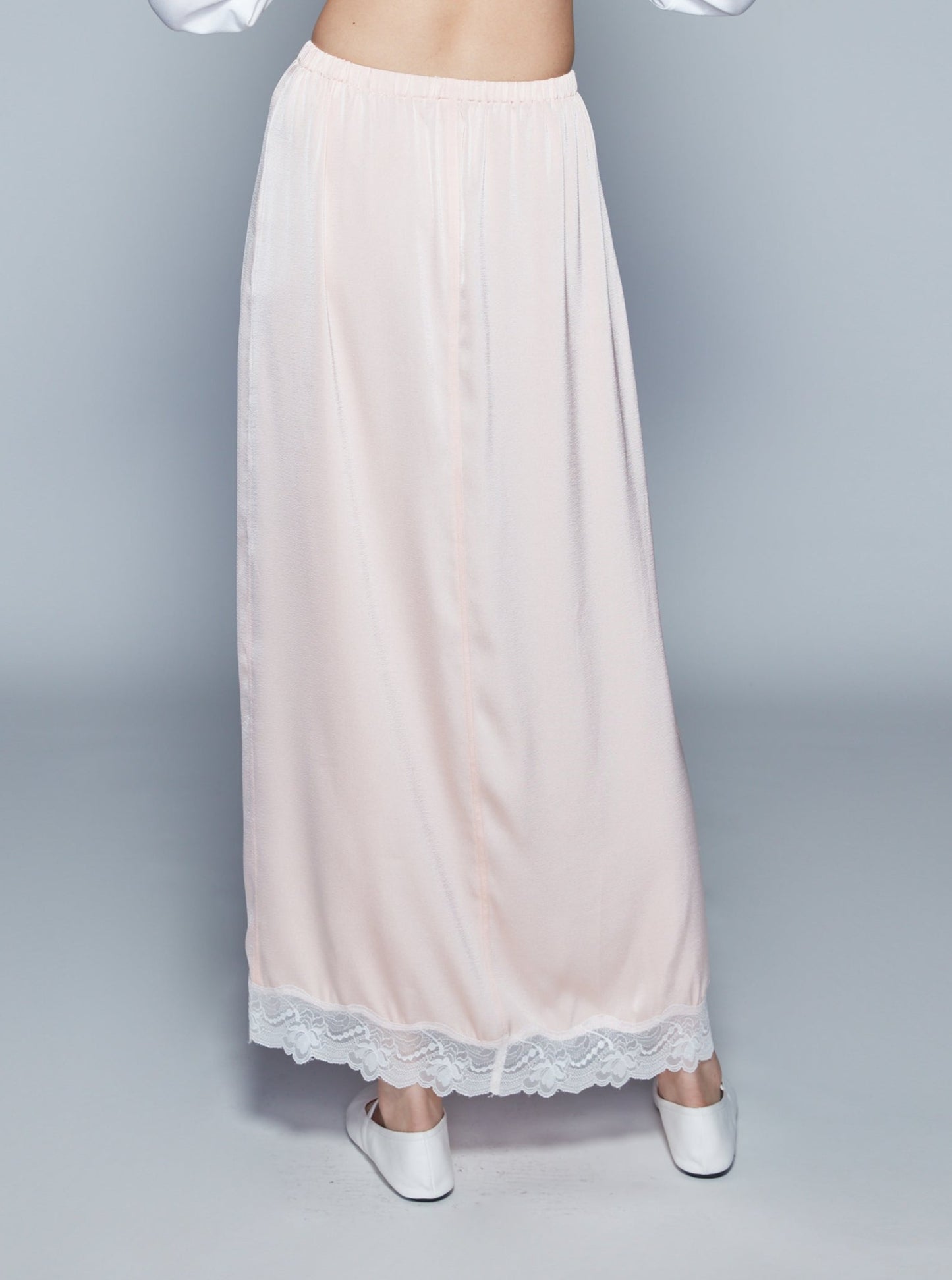 MAXI SATIN SKIRT