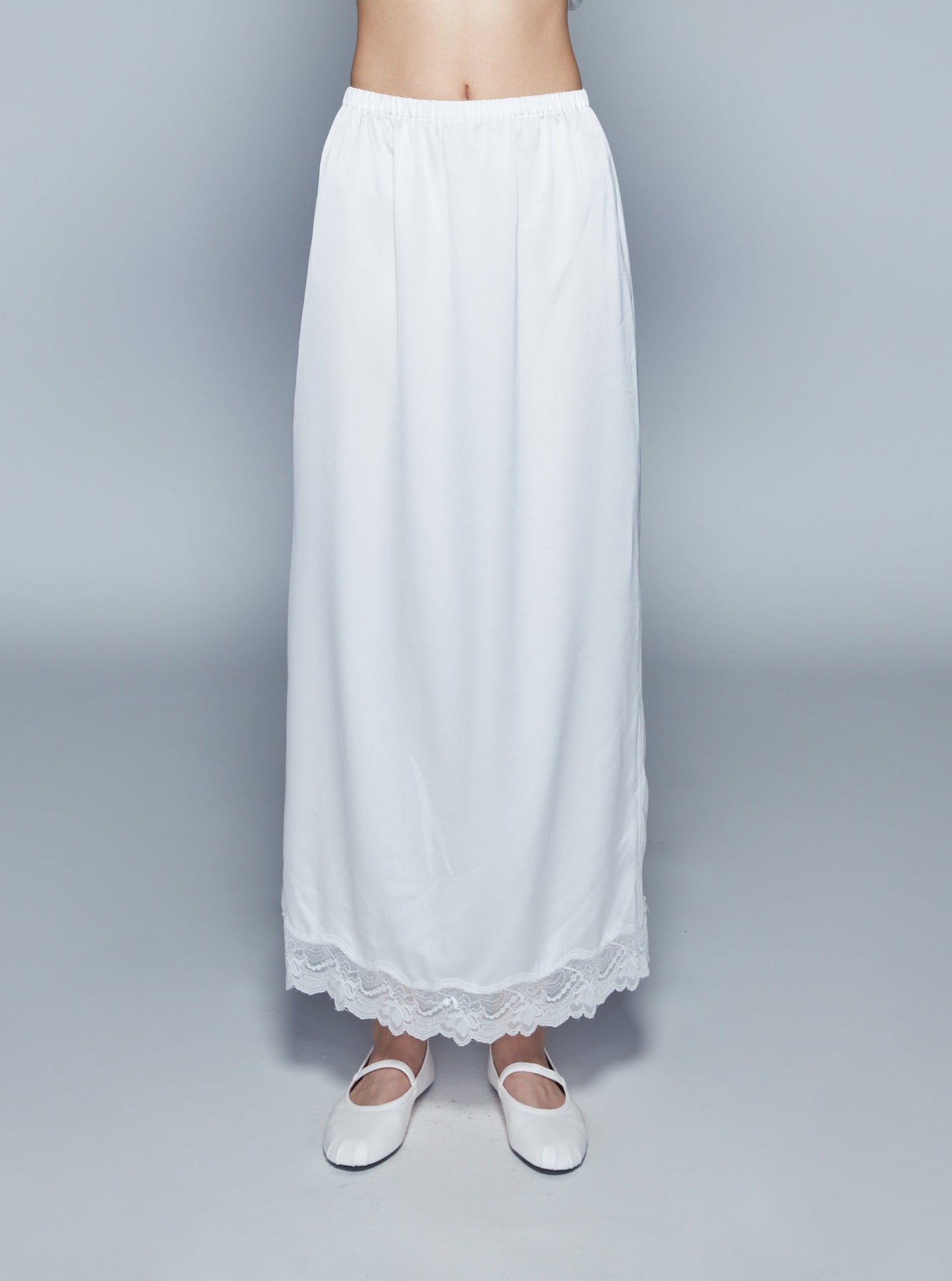 MAXI SATIN SKIRT