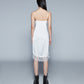 SATIN DRESS WITH LACE