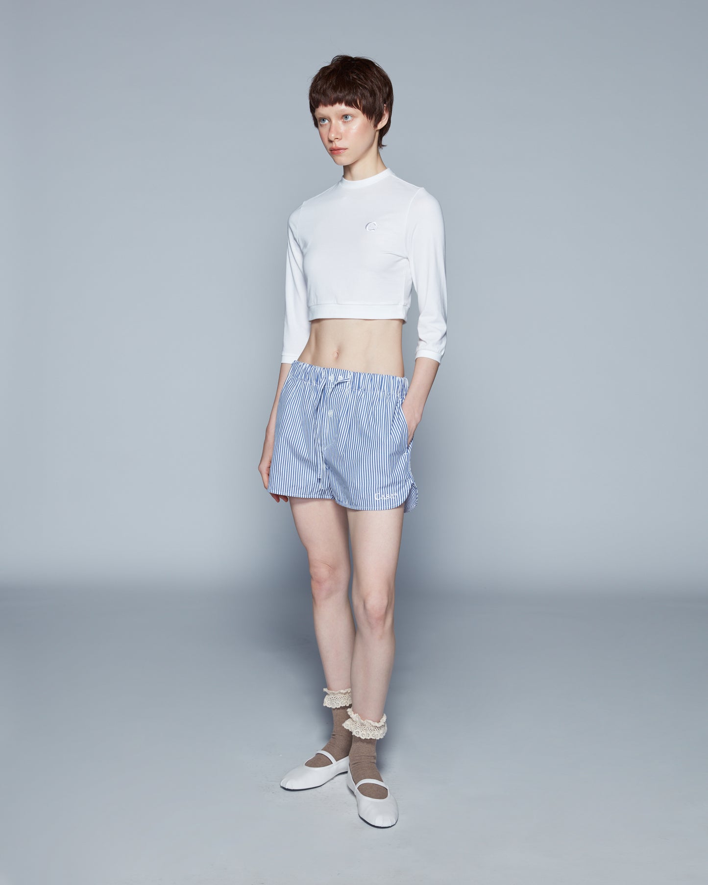 STRIPE PJ SHORTS