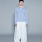 POLO STRIPE BLUE TOP (MEN)