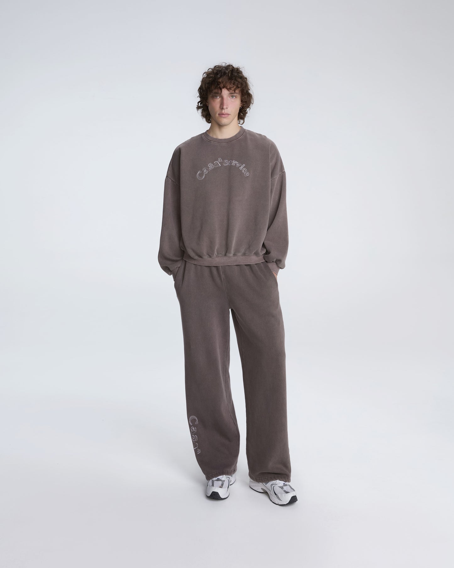 CASAA SERVICE SWEATPANTS (MOCHA BROWN)