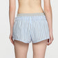 BABY BLUE RIBBED WAISTED SHORTS