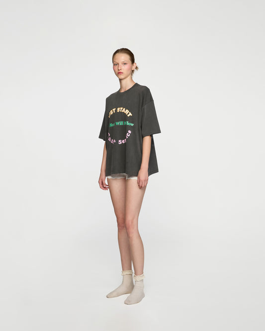 JUST START OVERSIZED TEE
