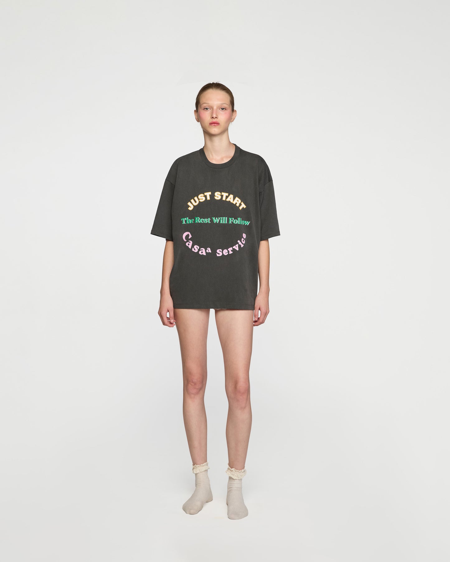 JUST START OVERSIZED TEE