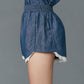CHAMBRAY SHORTS