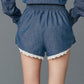 CHAMBRAY SHORTS