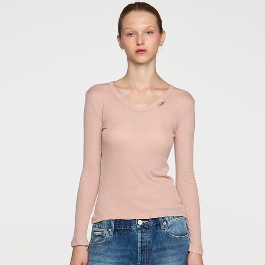 SHEER TOP (PINK)